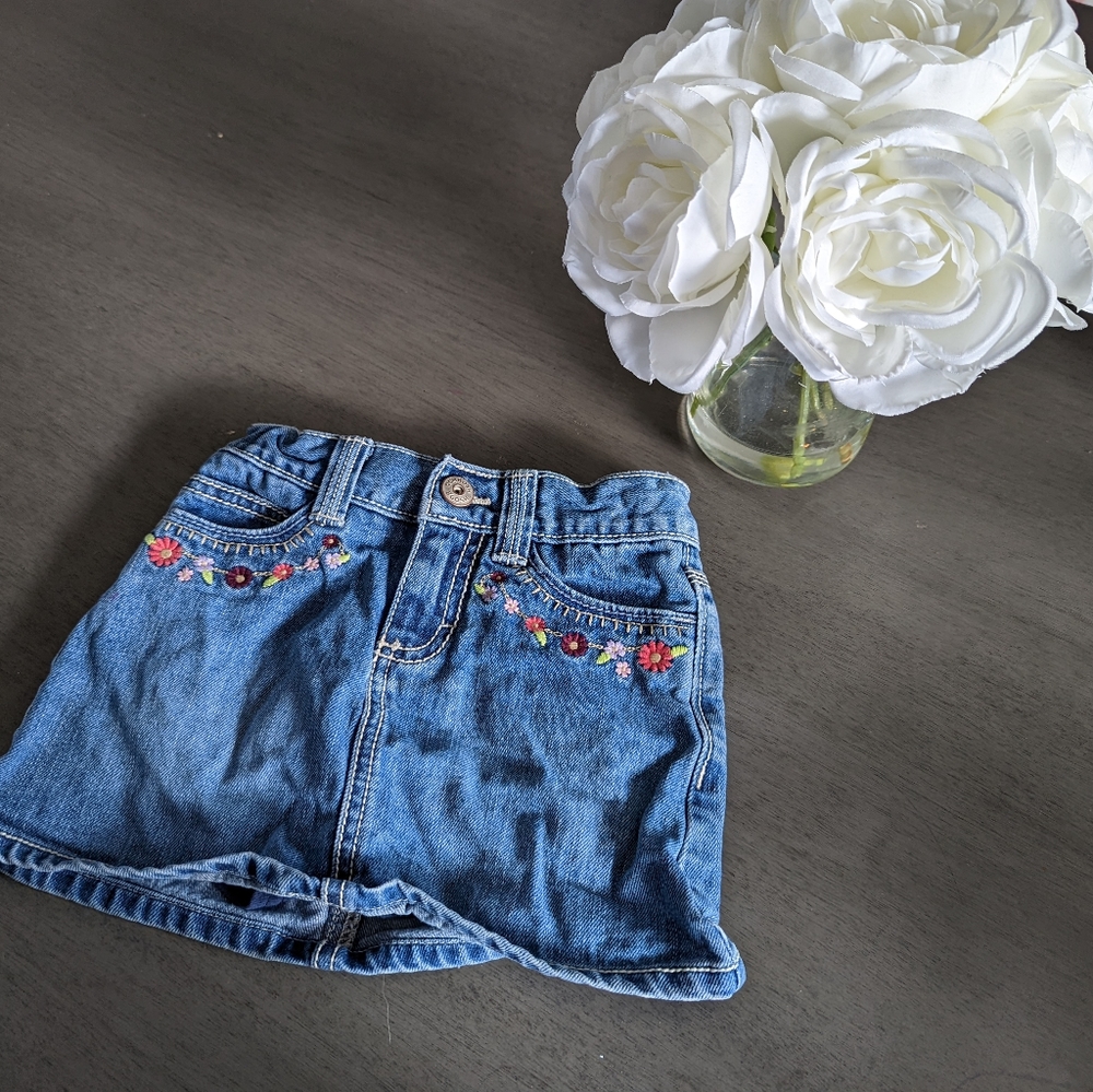 Vintage jean Skort toddlers